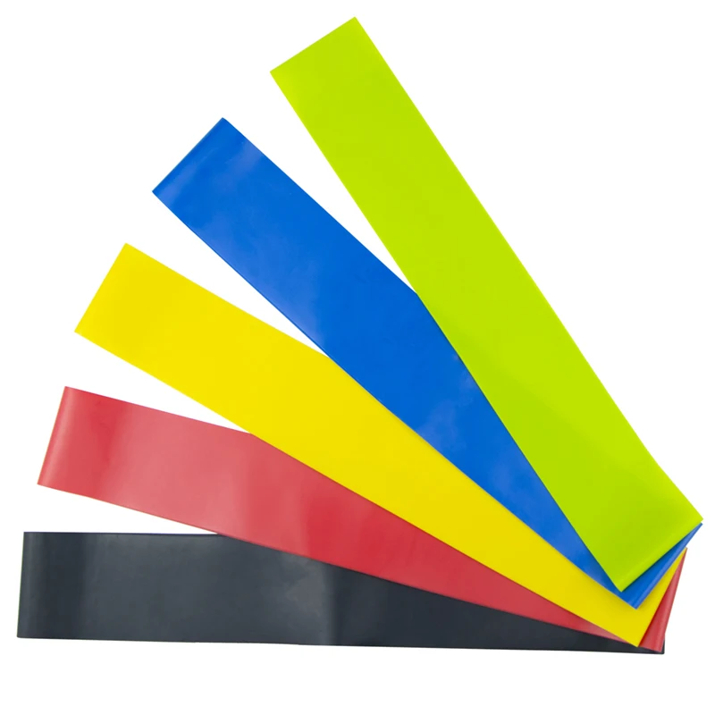 Лента латексная для фитнеса. Фитнес резинки латексные розовые.