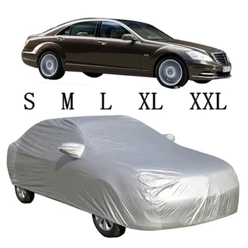 Full Car Cover Car Cover Sun Outdoor Sunscreen Heat Sun UV Protection Dustproof Anti-UV Scratch-Resistant Universal Car Styling