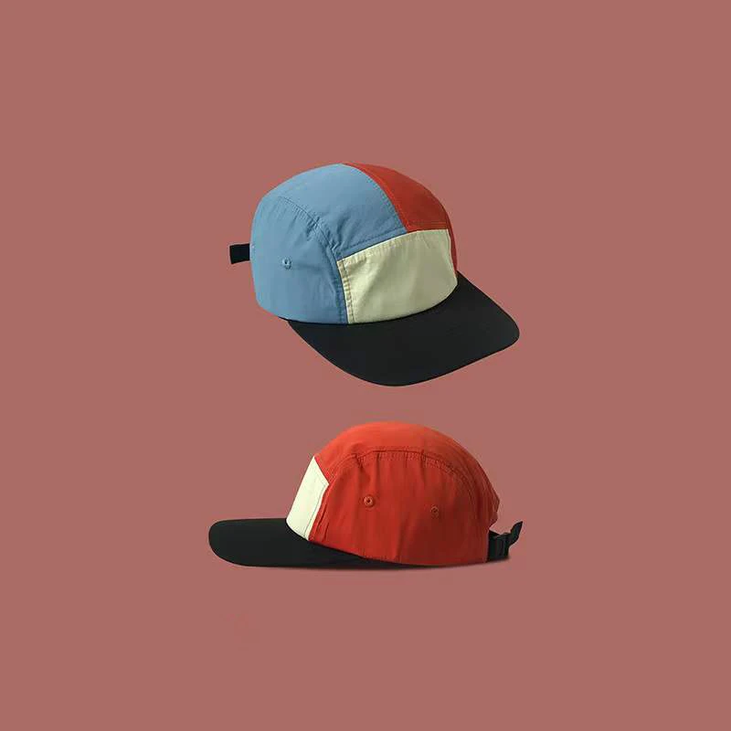 Five Panel Nylon Hat Customizable, Waterproof Durable