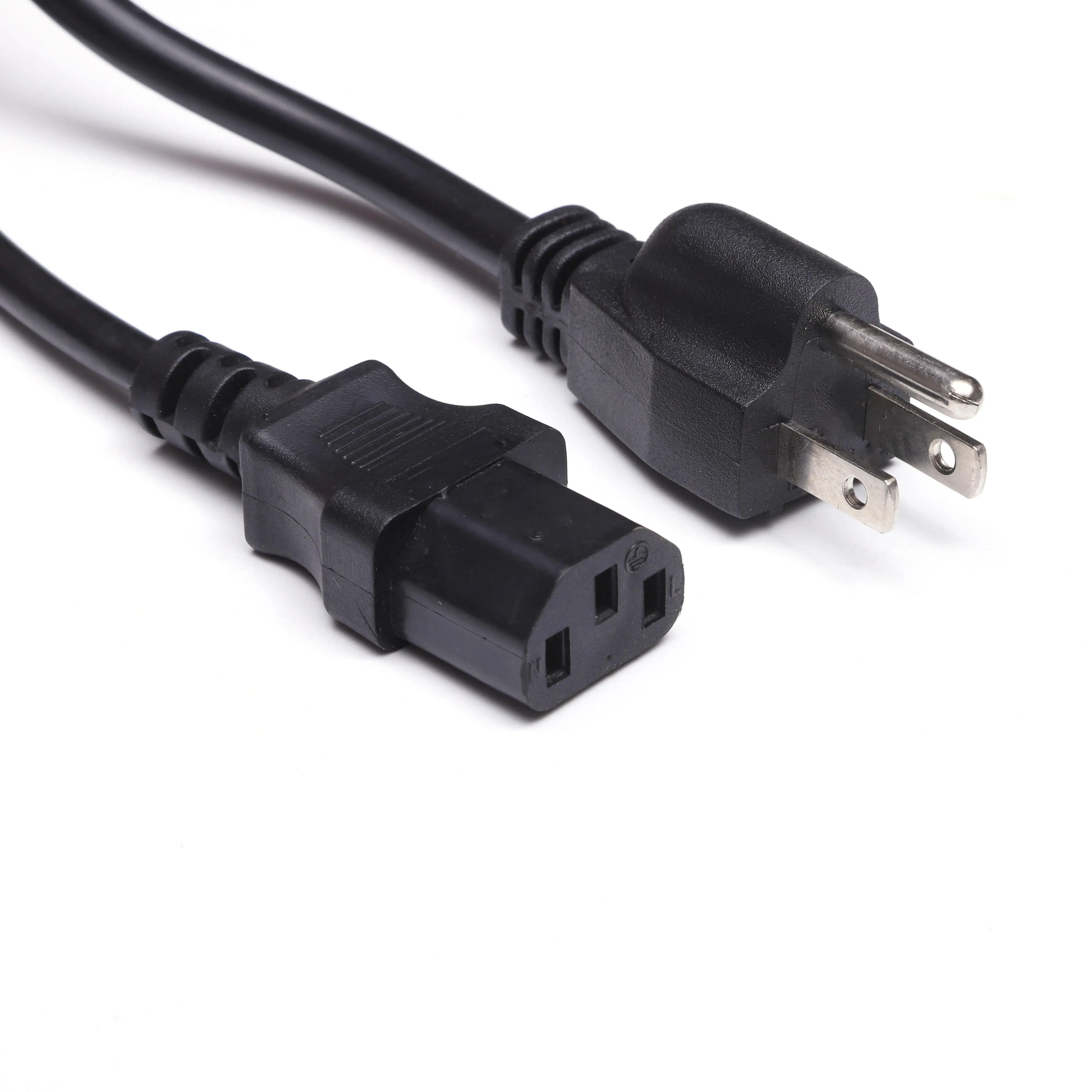 USA 515p 16awg Us Plug 10ft Iec320 C13 Connector Power Cable Extension Ac Cord Nema 5-15p to Iec C13 supplier