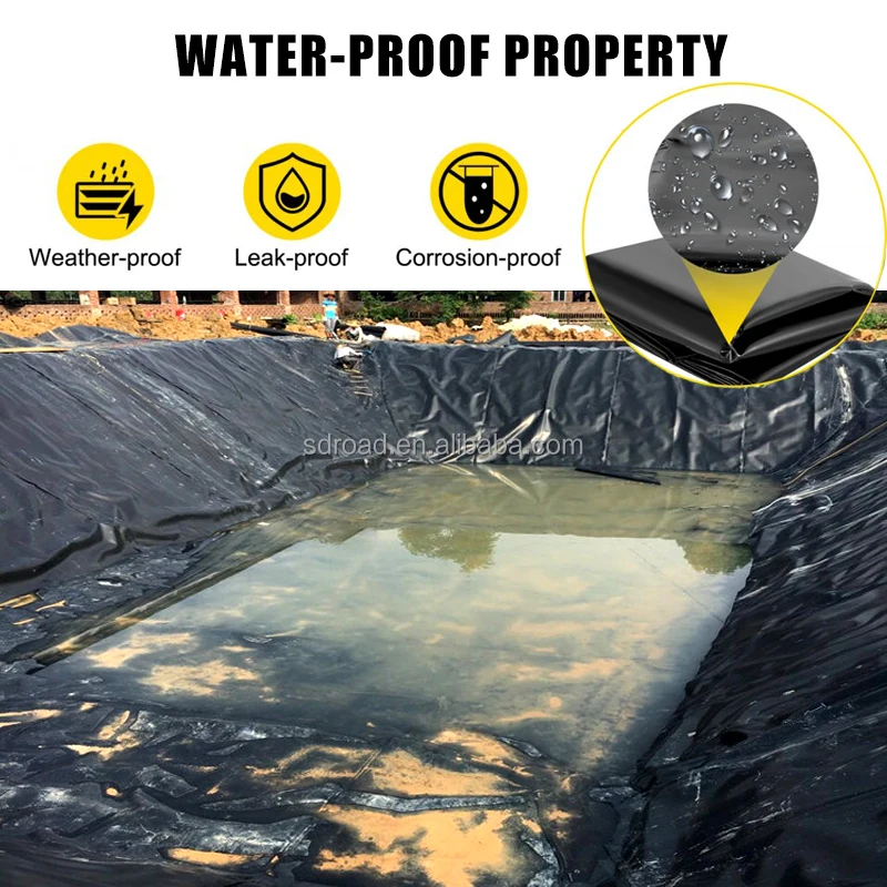 product hdpe ldpe geomembrane for landfill reservoir tunnel subway pond liner waterproof uv resistance fish tank liner-12