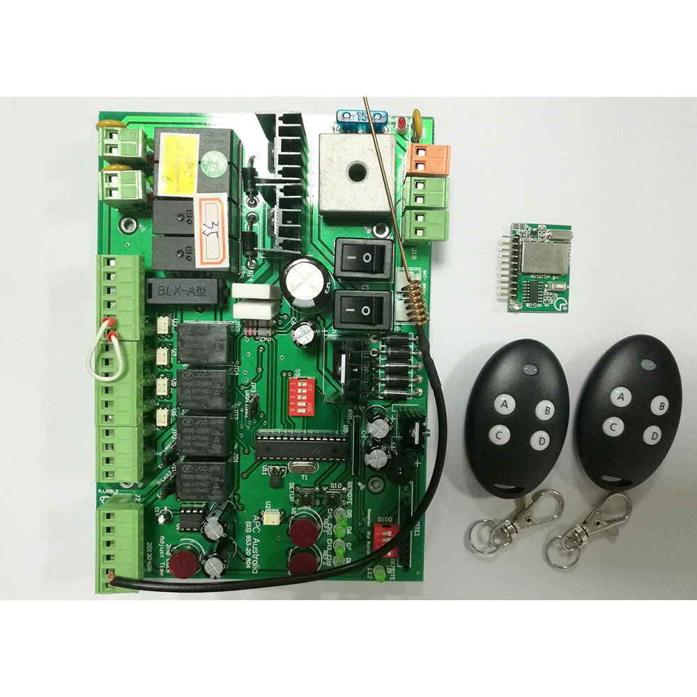 Universal Dc24v Control Board Double Arms Swing Gate Opener Motor Pcb