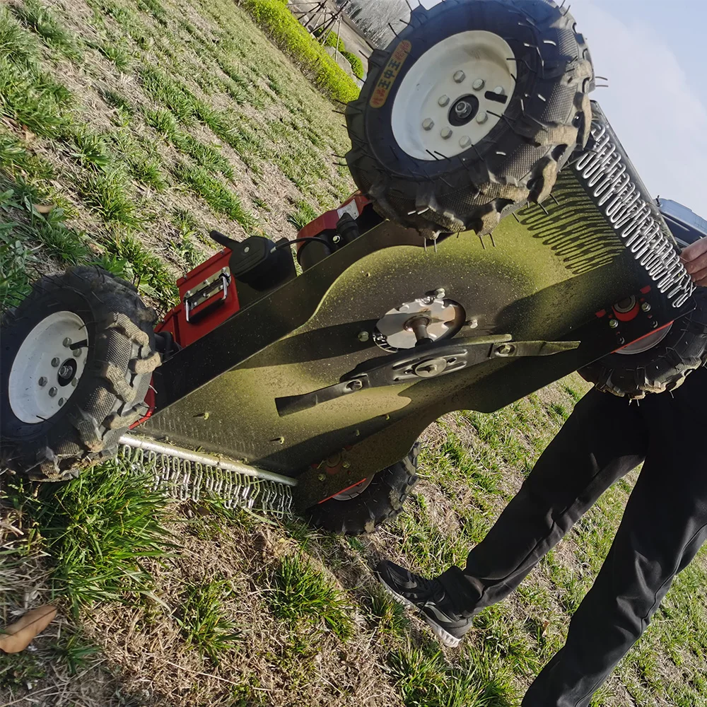 Petrol/Gasoline Remote Control Lawn Mower for Steep Hills Cordless Mower