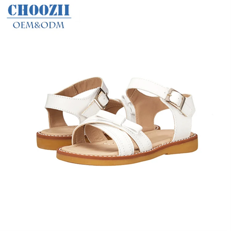 Fancy Children White Leather Sandals Girls Kids Shoes Wholesale - Buy  Beautiful Girls Sandals,Little Girls Sandals,Girls Flat Sandals Product on  Alibaba.com
