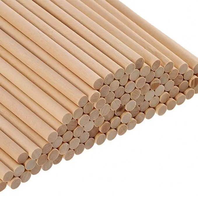 wooden craft dowel rods unfinished round