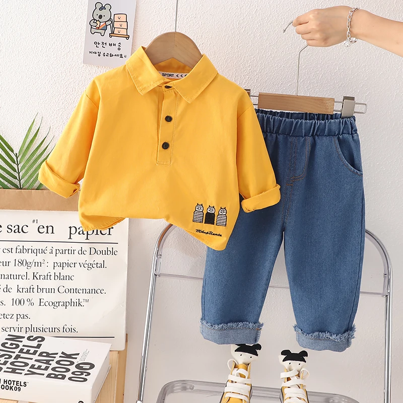 Wholesale Autumn And Winter Boy Truck Sweater Jeans Two-Piece Suit Baby Boy  Clothes 2 To 3 Year Boy Clothing Sets From M.Alibaba.Com
