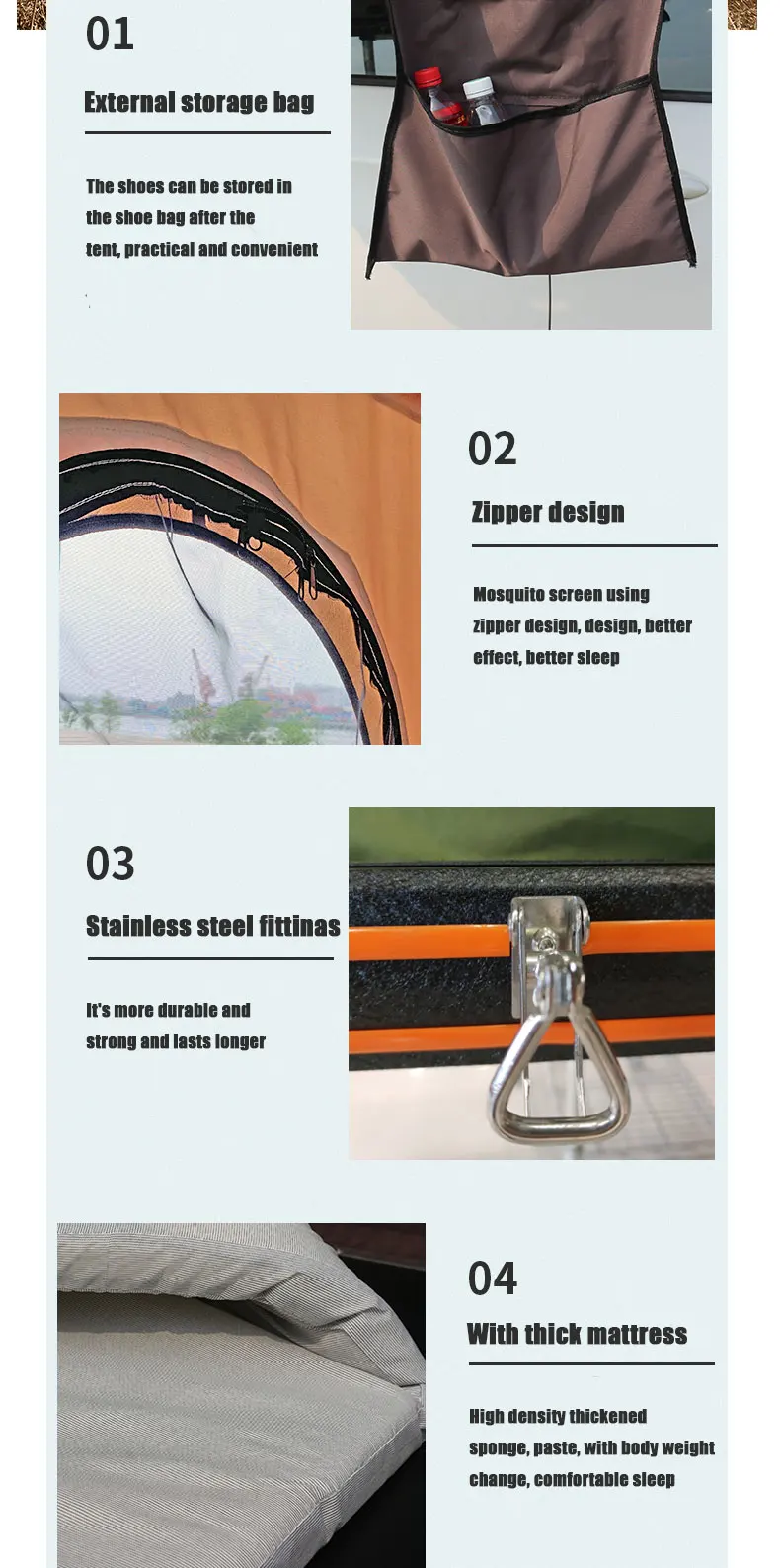 Australia Popular Motop Hard Shell Camping Roof Top Tent Aluminum