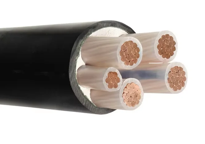 NYY/YJV Ventas directas de f&aacute;brica N&uacute;cleo de cobre XLPE aislado Cable de alimentaci&oacute;n con revestimiento de PVC multin&uacute;cleo de alta calidad