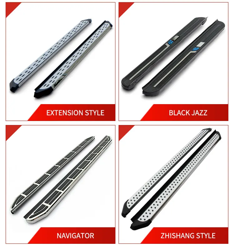 Noble4x4 Car Pedal Wholesale Aluminum Off Road Car Body Accessories SUV Running Boards for ford Territory Side Step manufacture
