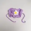 Purple Flower Hat