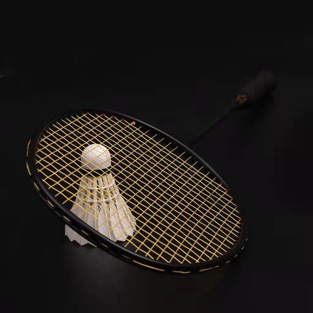 Профессиональная ракетка для бадминтона из углеродного волокна, 32 фунта