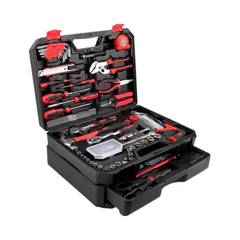 Customizable 325-Piece Mechanic Toolkit Complete Blow Molding Tool Box Set Carbon Steel Setting Tools ODM