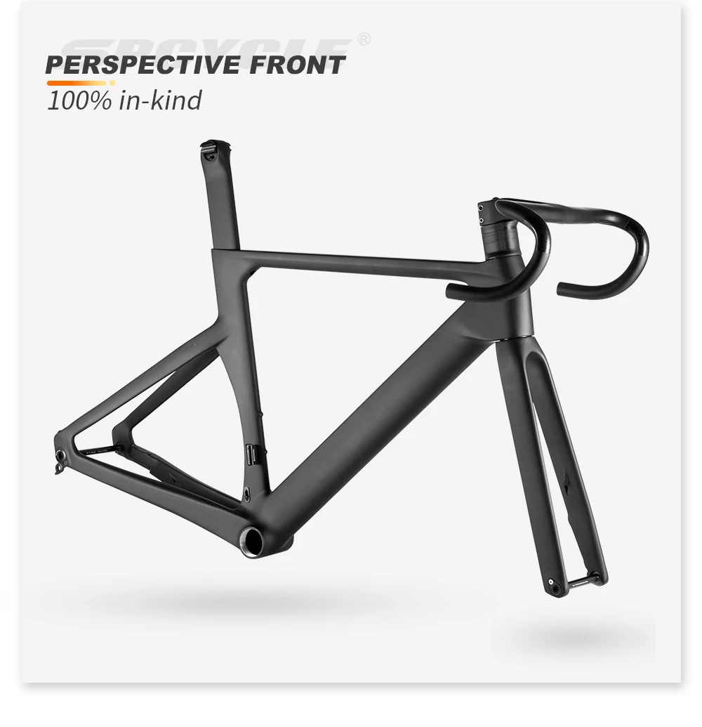 Spcycle 2024 New Aero Carbon Road Bike Frame Disc Brake Full Hidden ...