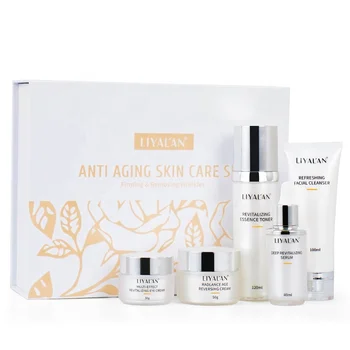 Facial Rejuvenating Whitening Cream Skincare Kit Face Serum Eye Anti Aging Skin Care Set