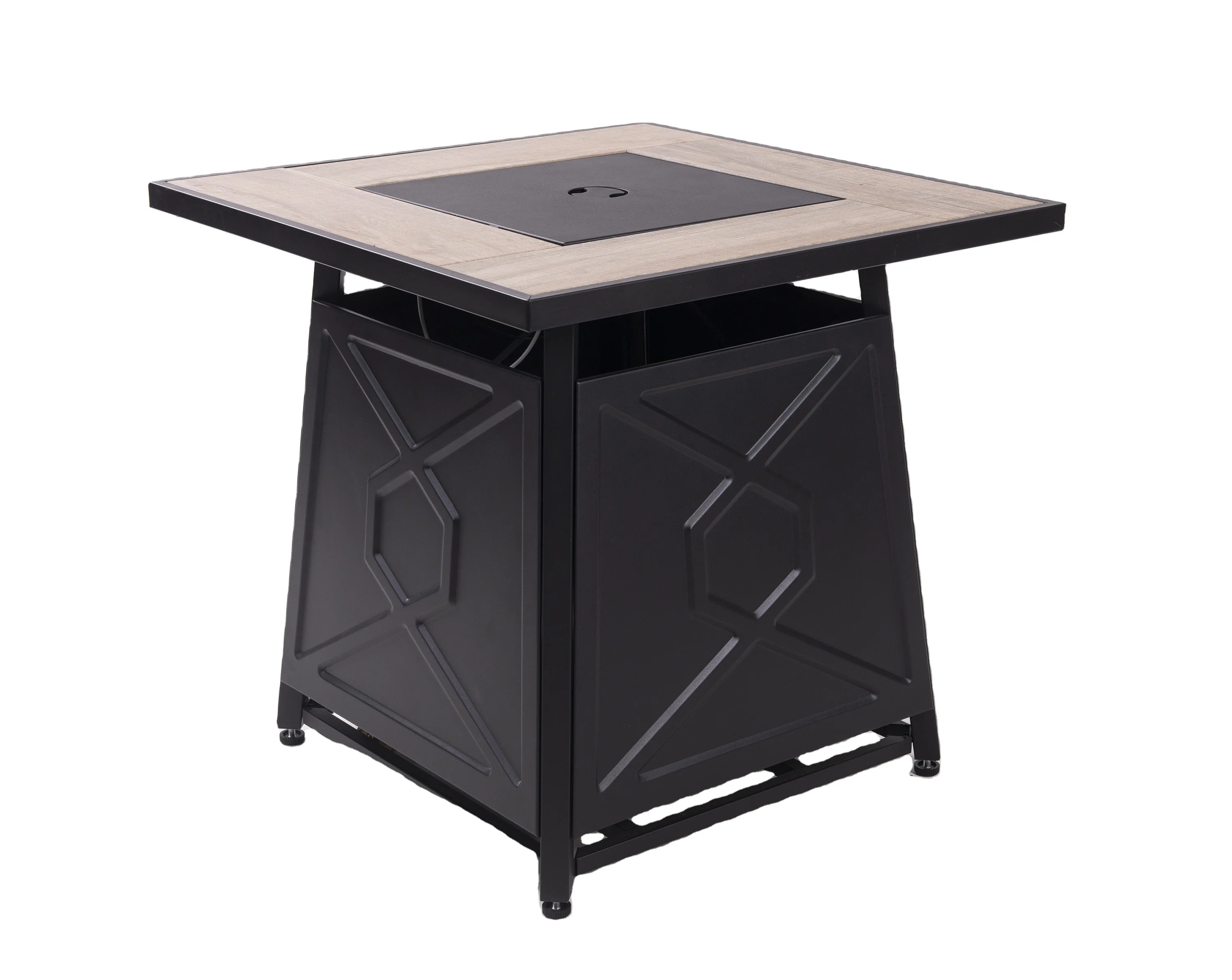 Китайский производитель роскошный открытый стол для костра бездымный пропан Бутан газовые обогреватели патио стальной керамический Железный нагреватель