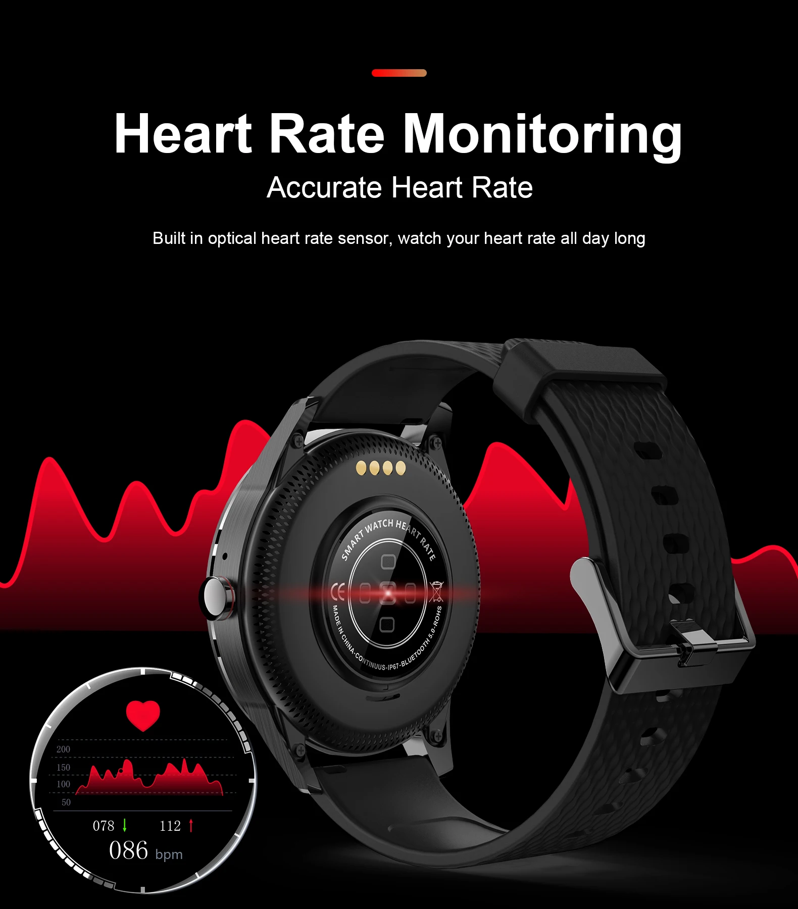 2021 H6 Smart Watch Connect to TWS and Speaker Heart Rate Monitor watch Local music heart rate hands-free call watch - ANKUX.COM