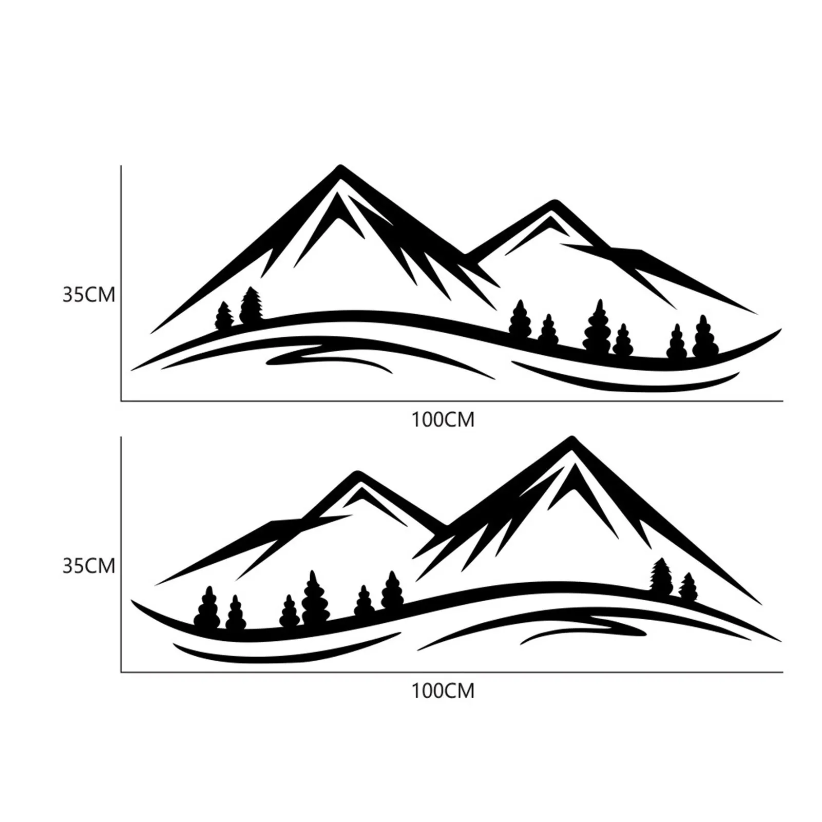 Adesivo Mountain Montagne - 4x4 Off Road - Foto 5