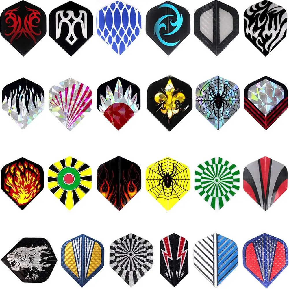 Wholesale Custom Pluma De Dardos Dart Flights Professional logo Dart Accessories