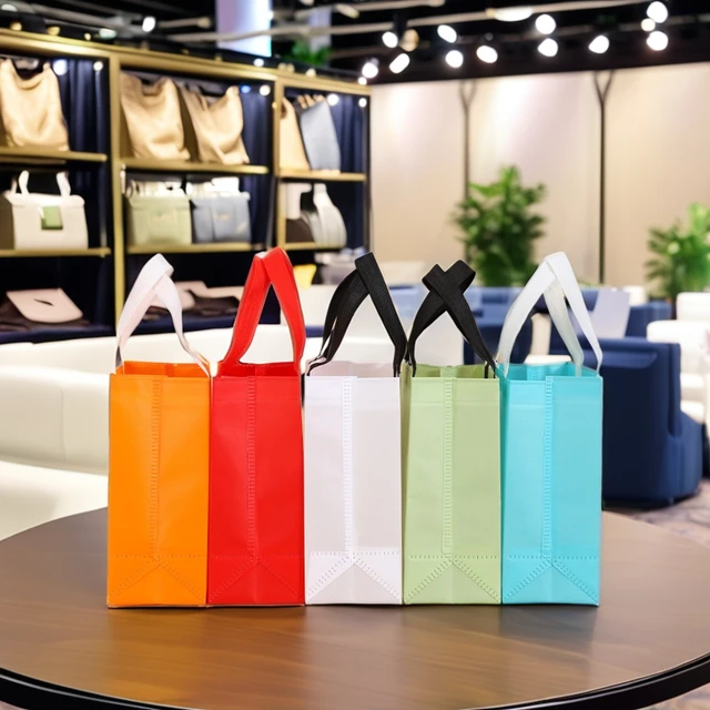 Customized Eco-Friendly 3D Non-Woven Tote Bags Laminated Fabric Bags Custom Bag Customization Options Available