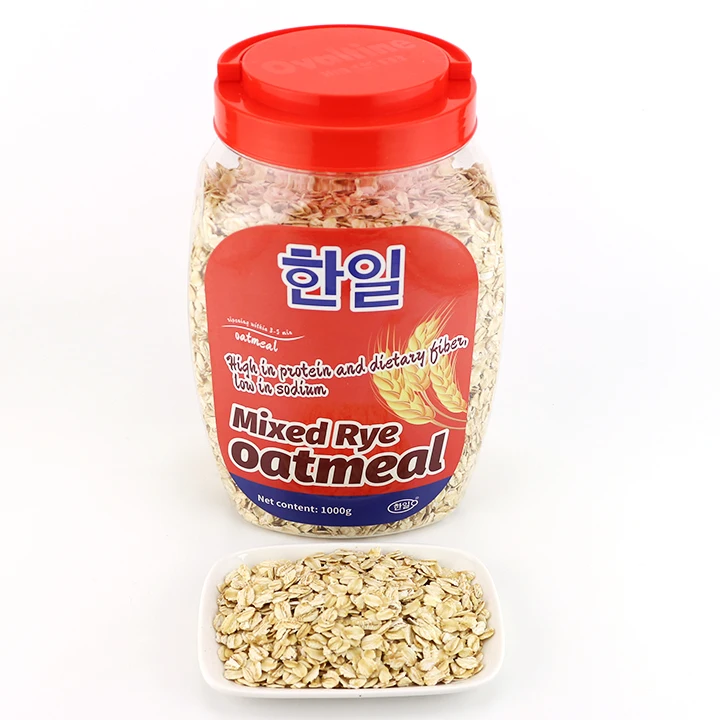 oatmeal in jar