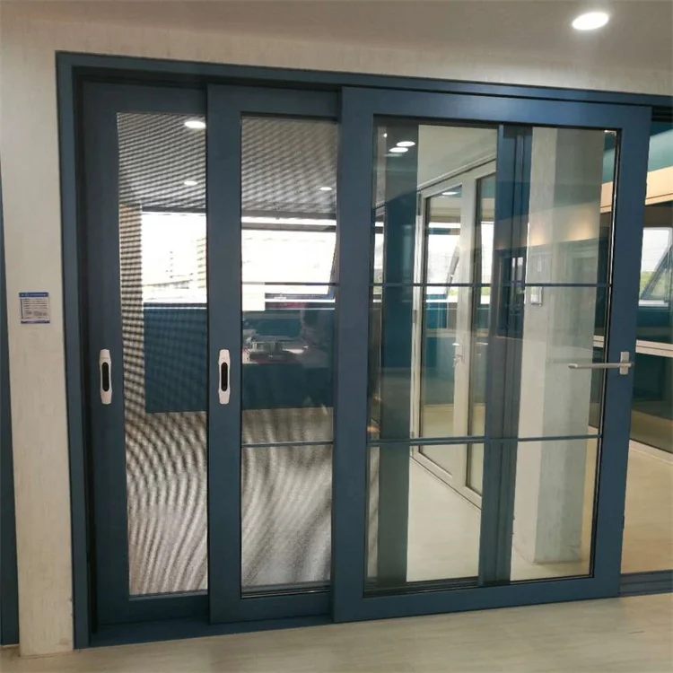 Minglei High Quality German Hardware Outdoor Aluminum Door Aluminum Patio Glass Lift And Sliding Door supplier