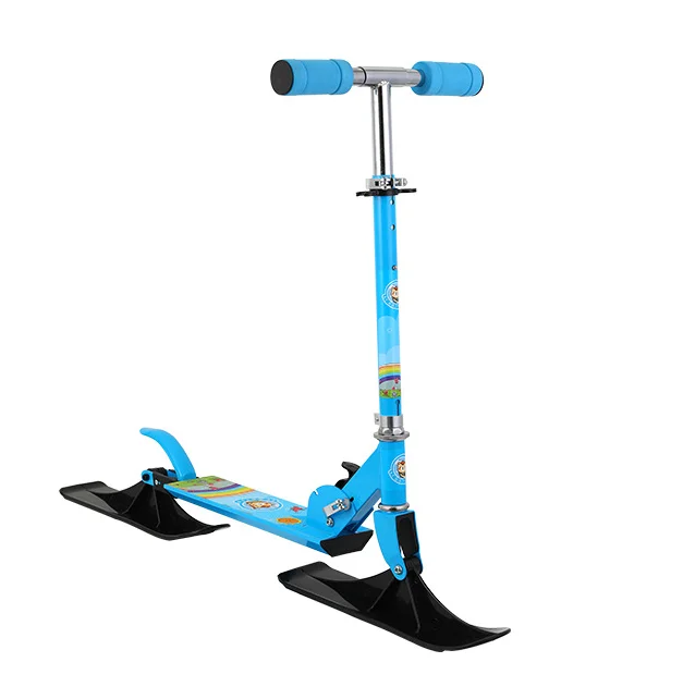 Лучший детский Снежный скутер лыжный самокат для детских игр на открытом