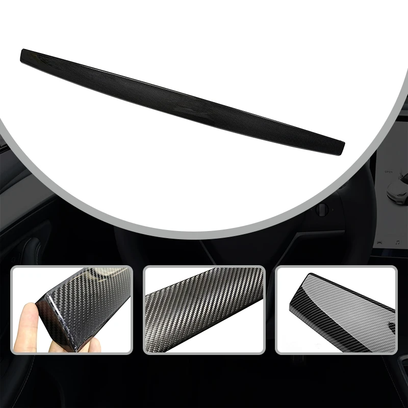 Alcantara Dashboard Overlay Cover For Tesla Model 3 / Y 2020-2024