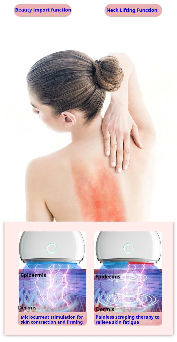 OEM Light Modes Face Sculpting Tool Microcurrent Vibration Gua Sha Massager Wrinkle Face Lift Device Gua Sha Device