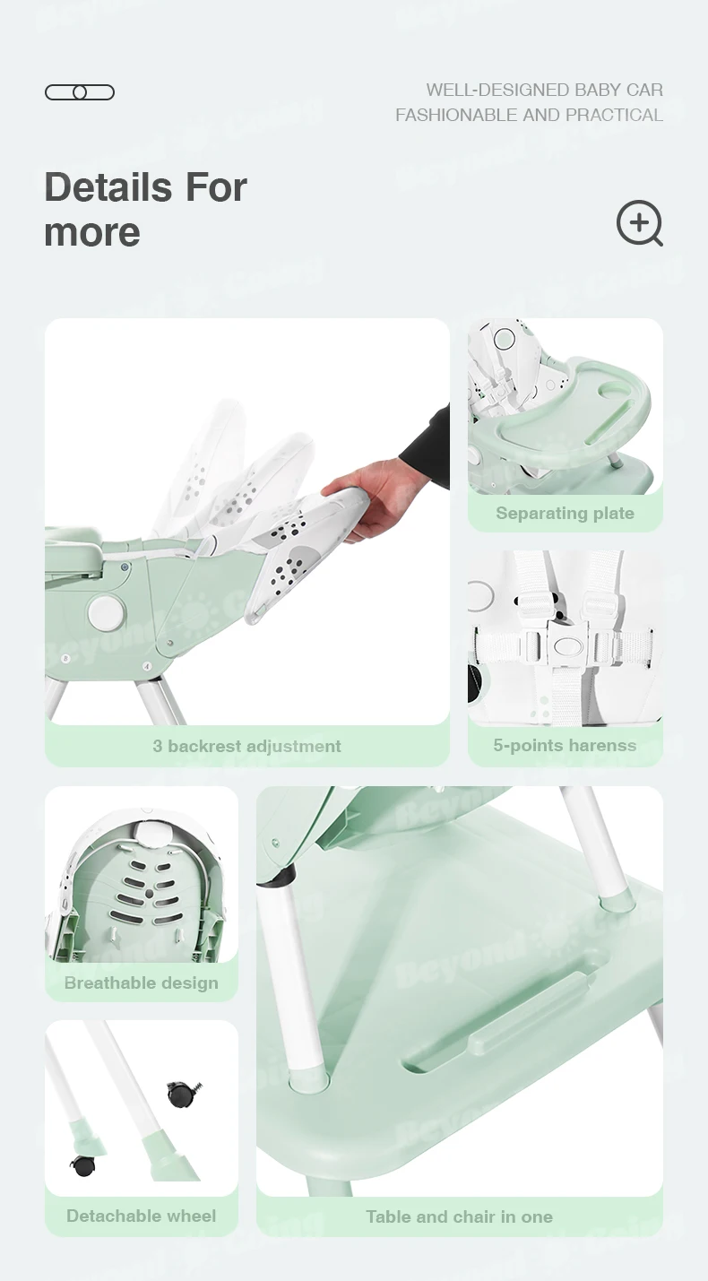 Multi-functional Baby Chair Children Dining Eating Dining High Chair Kids Study Baby feeding Chair