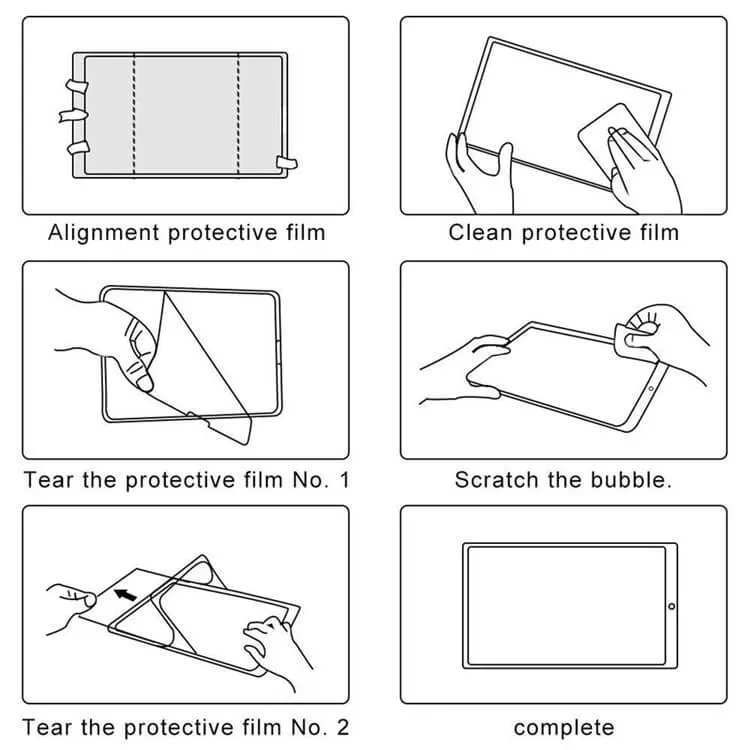 Factory Direct Sale Free Sample High Sensitive Anti Glare Texture Handwriting Film Paperlike Screen Protector for ipad All Model factory