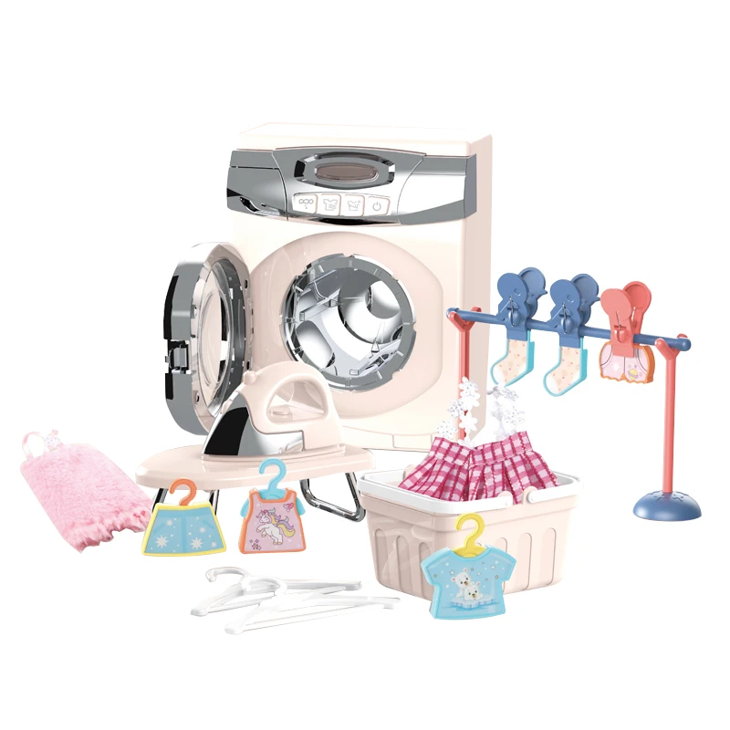 Пластиковая бытовая техника, игрушечная Мини-машинка для стирки