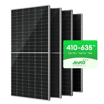 Wholesale Price Jinko N Type Solar Panel all black 455W 465W 500W 600W 635W 650Watt Home Use Power Solar Panel High Efficiency