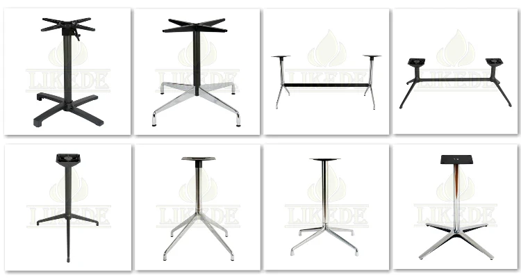 Morden Design Hot Sale Round Aluminum Dining Table Solid Wood Cafe Table for Hotel Restaurant Kitchen Use