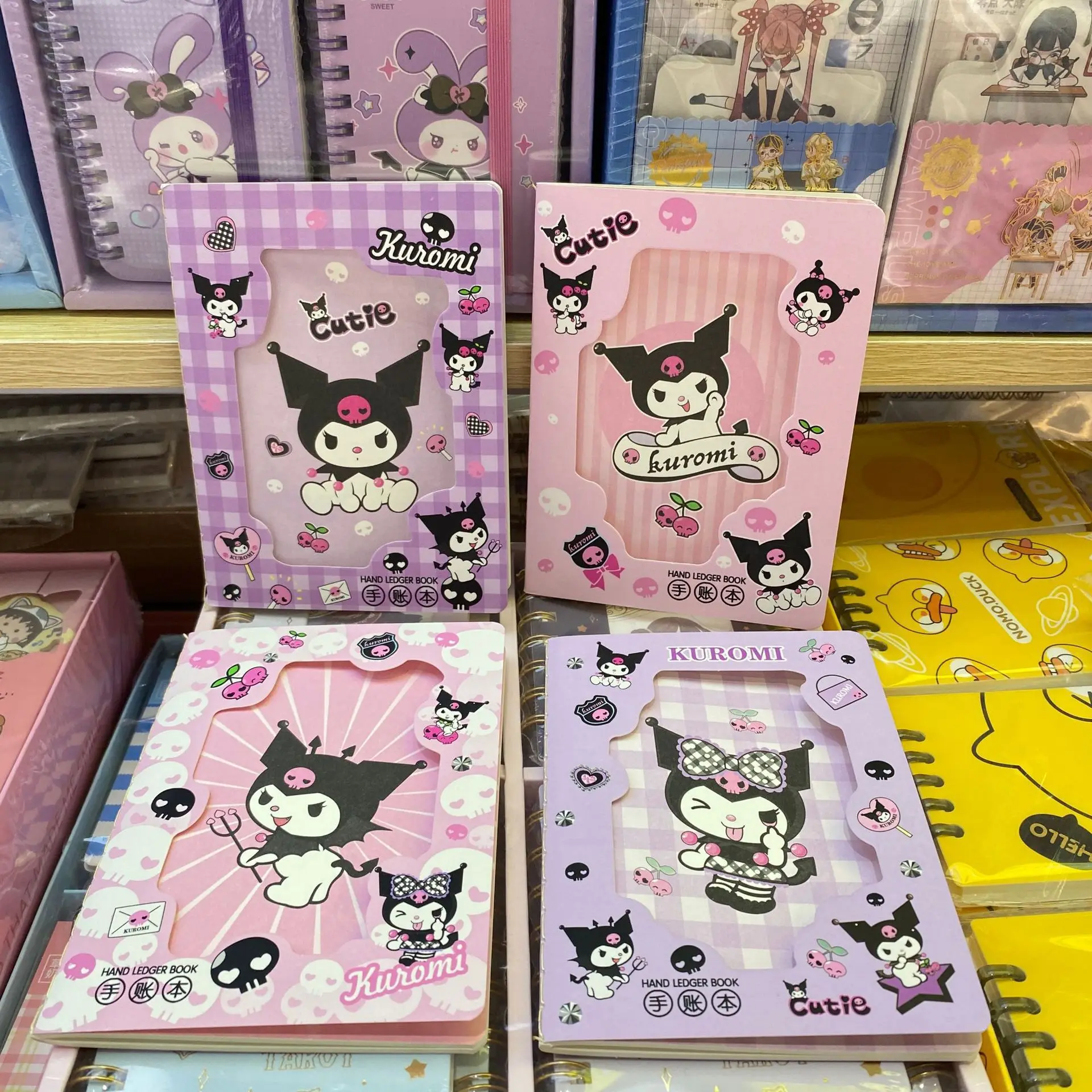 San-rio Kuromi Mymelody Cinnamoroll Pochacco Bear Notebook Cute Anime ...