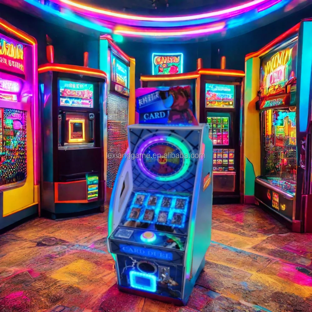 Deluxe Adult Arcade Machine Lucky Draw Card Vending & Coin Operated