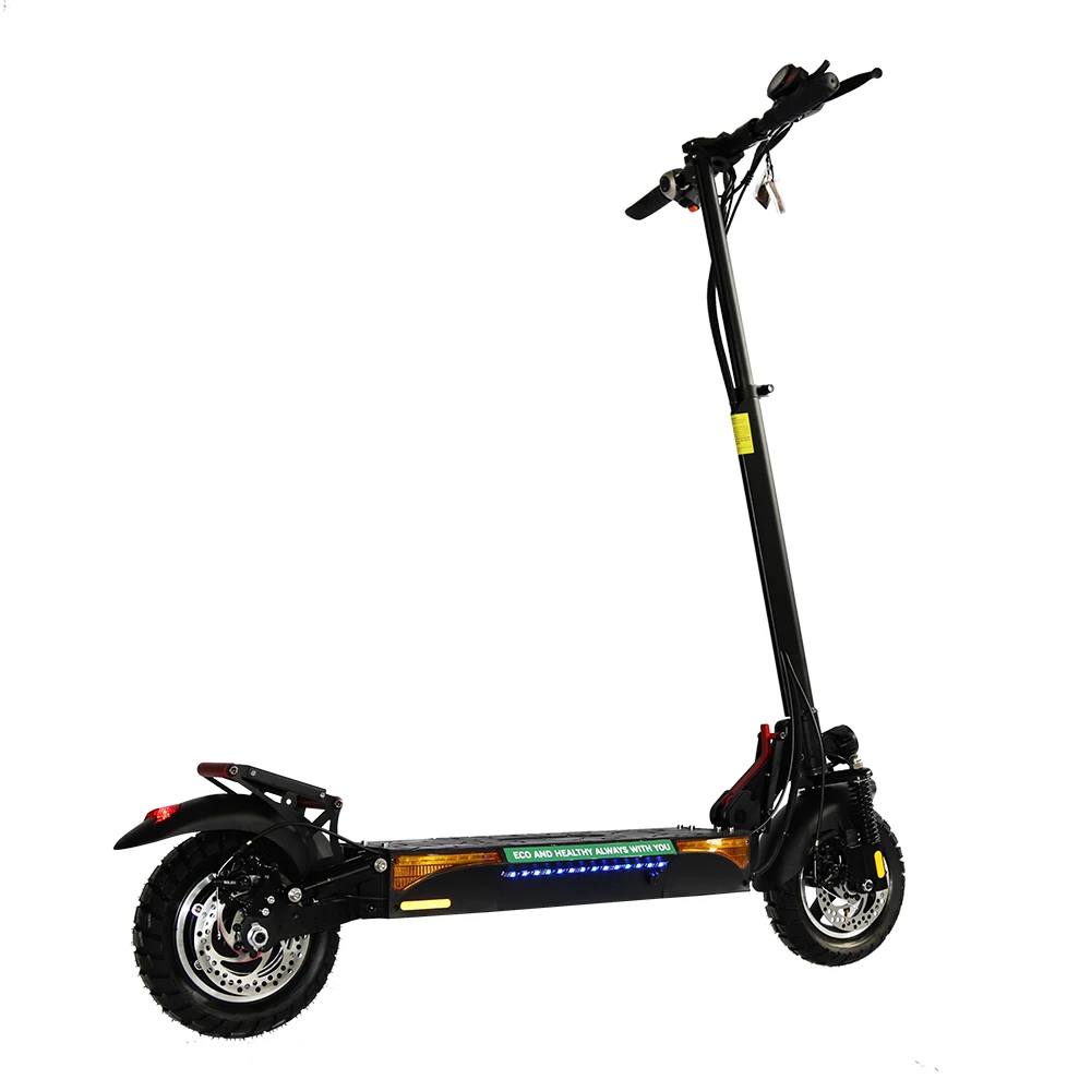 Foldable 48V 13Ah Electric Scooters Powerful for Adult 10 Inch Fat Wheel E-Scooter Drop Shipping EU US Fast Scooter Electric