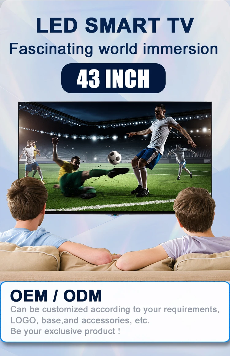 High Quality QLED TV 75 Inch 4K Smart Television Android TV 43 55 65 85 Inch 120Hz 165Hz Refresh Smart TV Home Entertainment