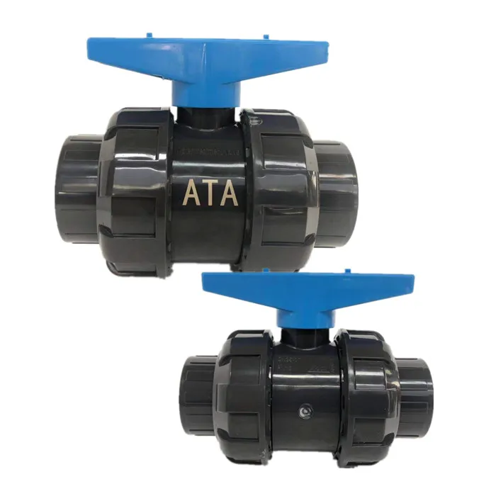 Union Two Way Pvc Ata Factory Low Price Slip Socket Thread Pn16 Upvc Du Tu Double True ...