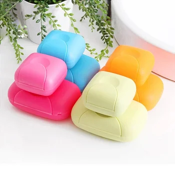Widely-used Factory Supply Small Size wholesale Bathroom Accessories Storage Soap Box Plastic Soap Case double soap dish