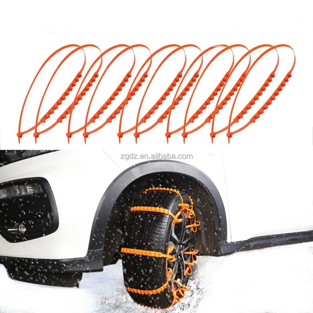 Car Winter Tire Wheels Emergency Slip Tyre Cable Belt Snow Chains Car Snow Tire Antiskid Suv