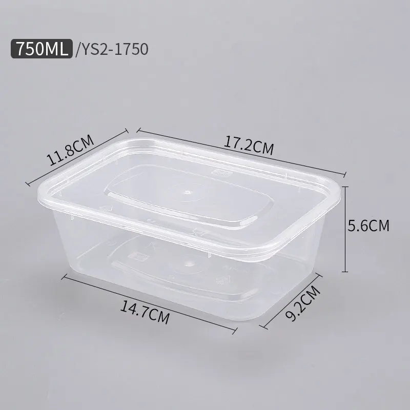 Buy Clear Round Take Away Box Microwave Safe Disposable Plastic Food  Container With Lid from Ningbo Dibor Import & Export Co., Ltd., China