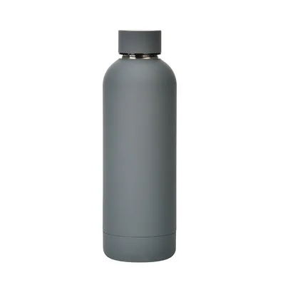 Rubber Paint  500 ml  Custom Logo Water Bottles Small Mouth Vacuum Flask Insulated Stainless Steel Water Bottle with Lid