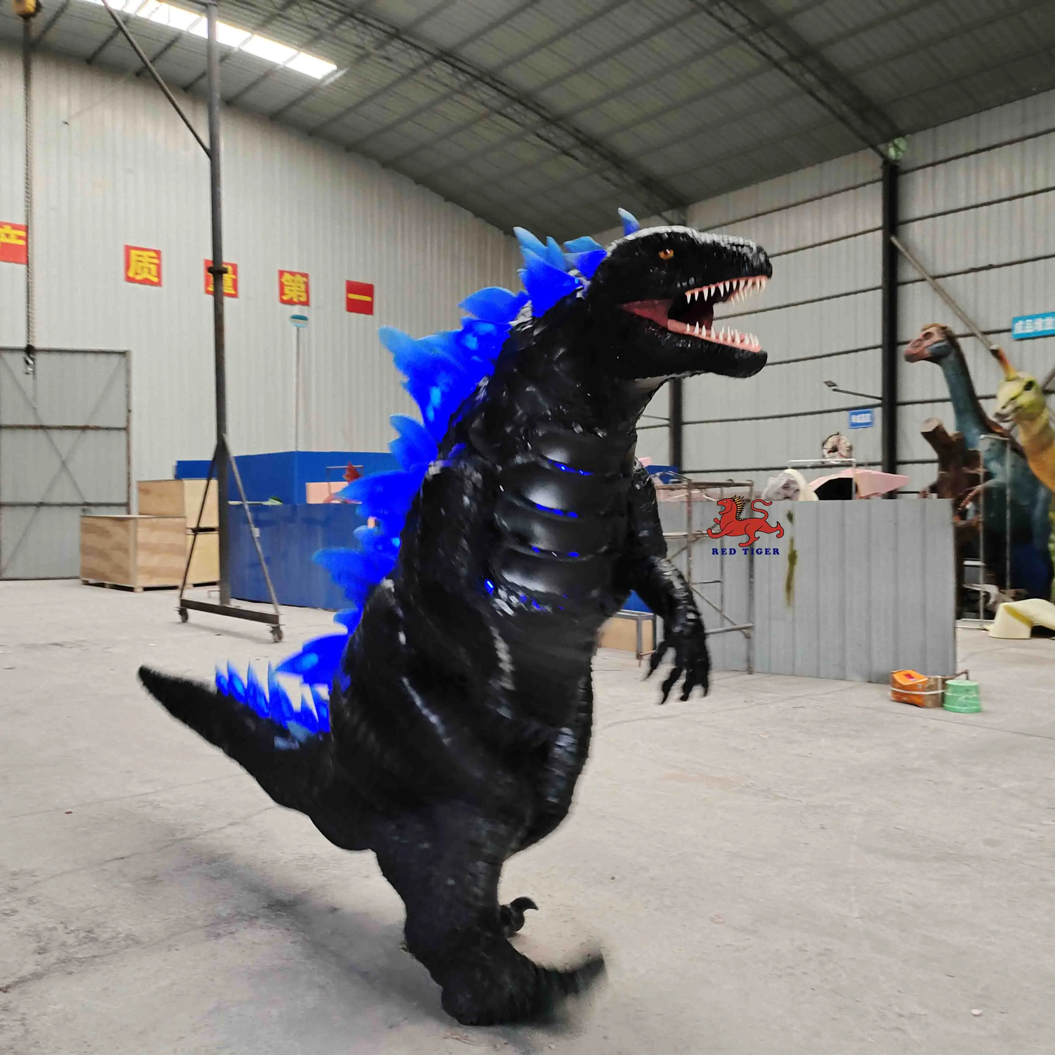 Adult Kids High Quality Realistic Walking Godzilla Costume - Buy Adult ...