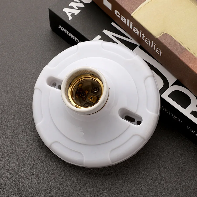 Smart Bulb Socket Sound Control Light Sensor Base E27 Lamp Holder Brass Thread Pipe Brass Lamp Part Accessories Lamp Parts