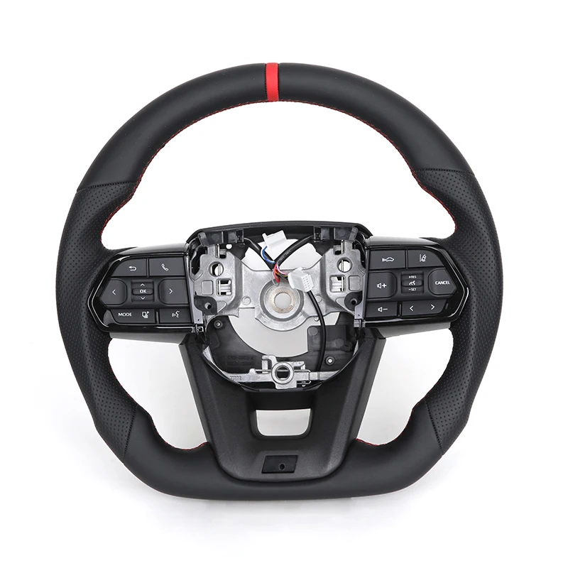 GR Sport Volante Leather Steering Wheel for Toyota Landcruiser