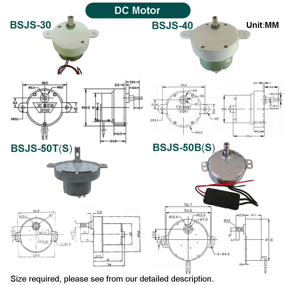 TYC-50 TYC50 49TYZ 49TYJ TY49 TY 50 50KTYZ 50TYZ 5V 6V 12V 24V Synchron Fan Swing Microwave Oven Small AC Gear Synchronous Motor