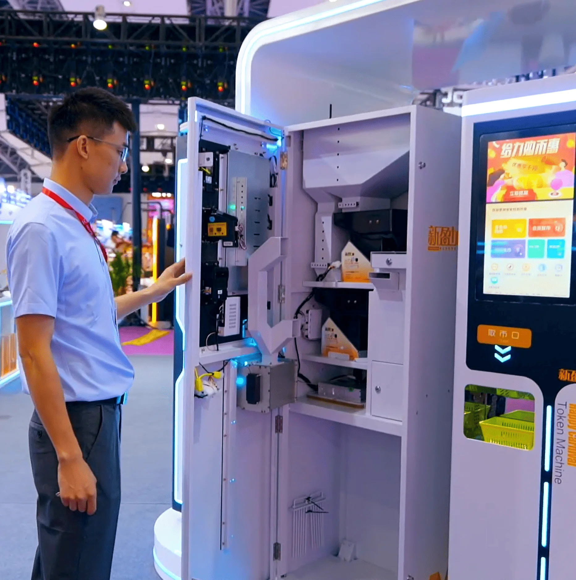 Coin Changer D08, Token Vending Machine,Token Dispenser Accurately Counts and Spits , Self Applying Membership Card manufacture