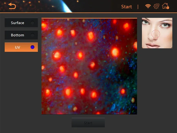 Professional Face Skin Analyzer Machine Portable Skin Scanner Intelligent Skin Analysis Machine