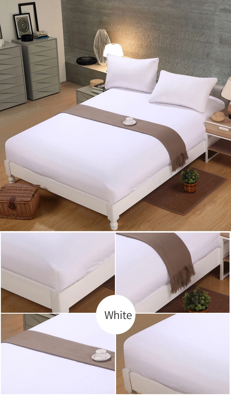 Factory Price Bed Cover Bedding Bedsheet Plain Dyed Bed Sheet Buy