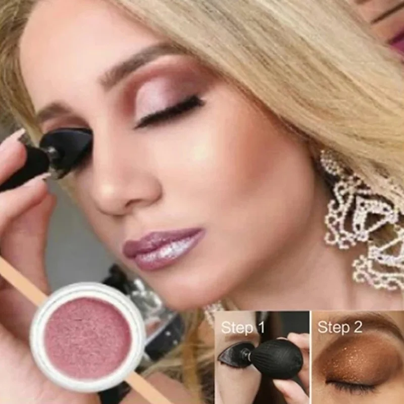 Аппликатор для теней для век, волшебный силиконовый черный штамп для теней для макияжа